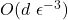 O(d\ \epsilon ^{-3})